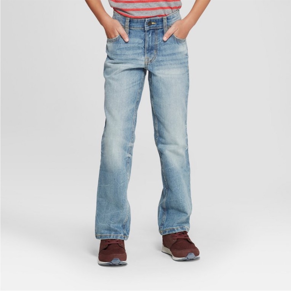 Cat & Jack Boys Stretch Straight Fit Jeans